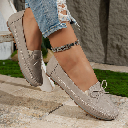 💥LAST DAY SALE 60% OFF🔥Women's Orthopedic Leather Flats – Lightweight, Breathable