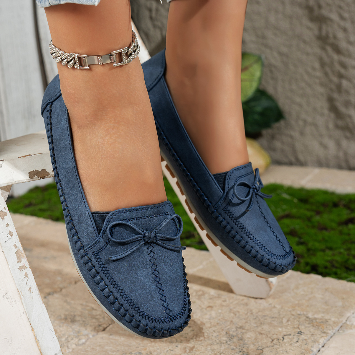 💥LAST DAY SALE 60% OFF🔥Women's Orthopedic Leather Flats – Lightweight, Breathable