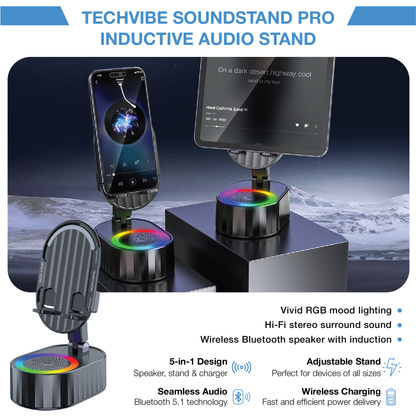 TechVibee SoundStand Pro - Bluetooth Speaker & Stand K009