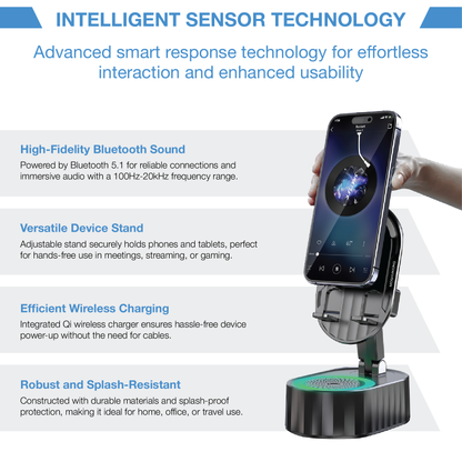 TechVibee SoundStand Pro - Bluetooth Speaker & Stand K009