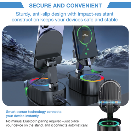 TechVibee SoundStand Pro - Bluetooth Speaker & Stand K009