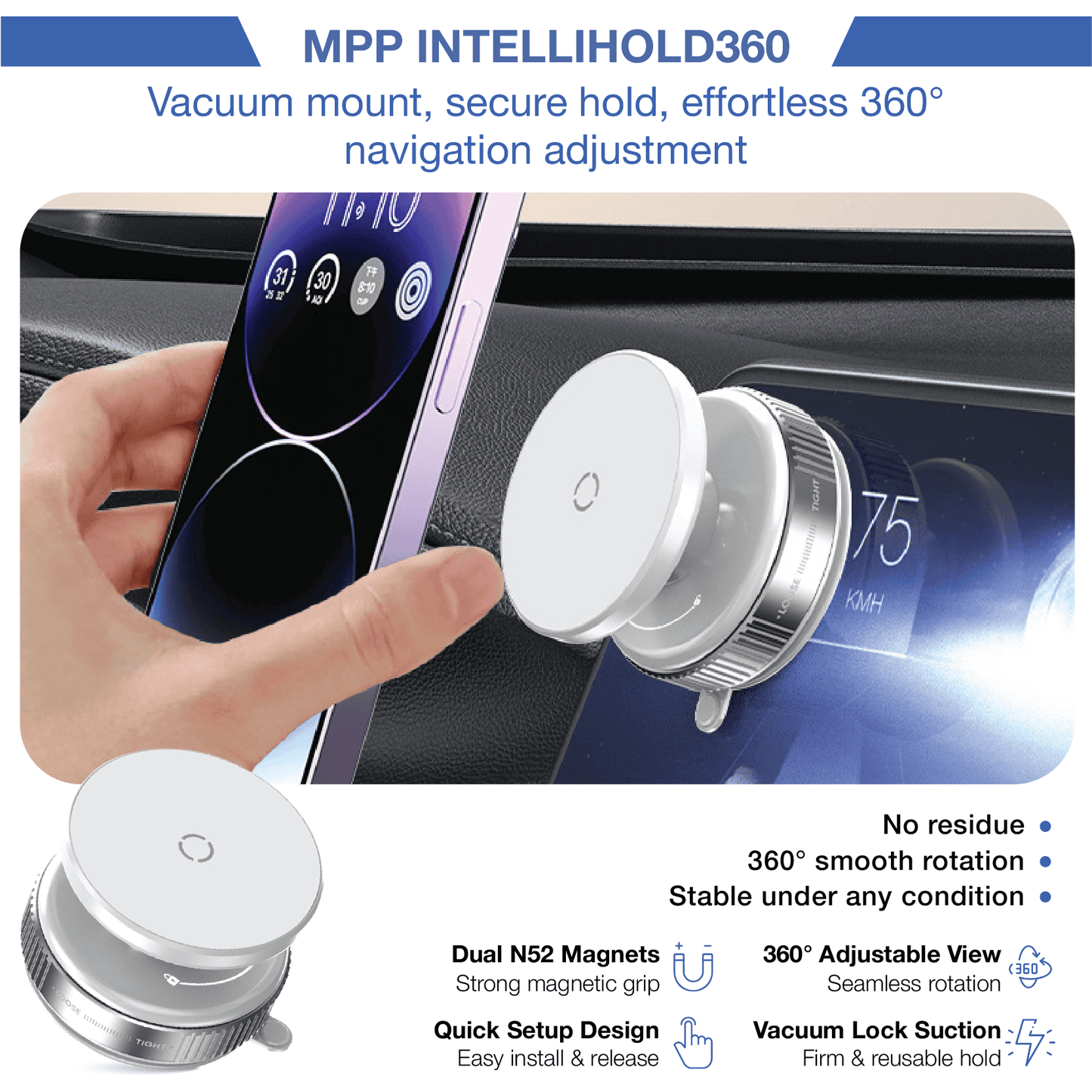 MPP® GRIPMASTER PRO 360 MAGNETIC HOLDER NEW 2024 MPP012