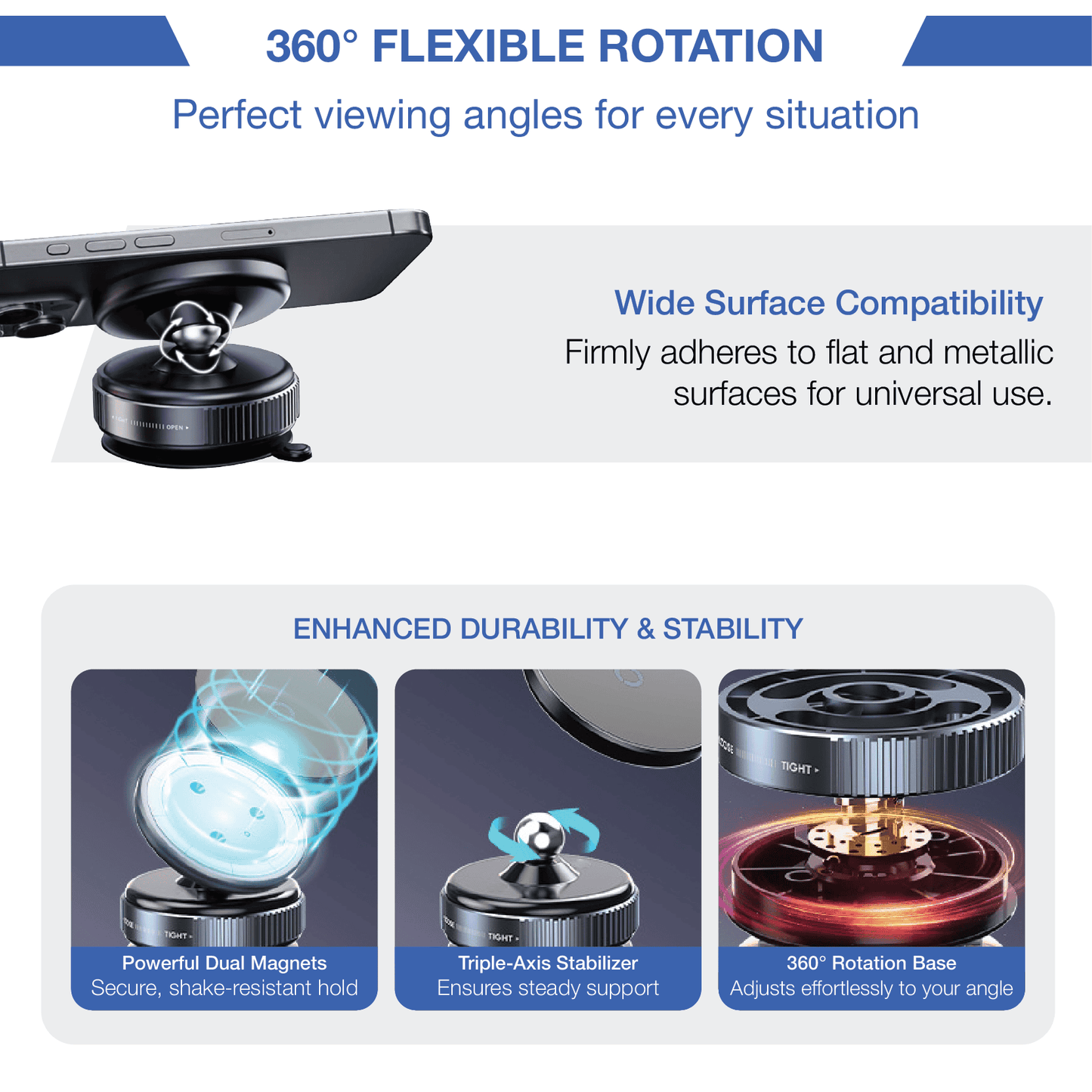 MPP® GRIPMASTER PRO 360 MAGNETIC HOLDER NEW 2024 MPP012