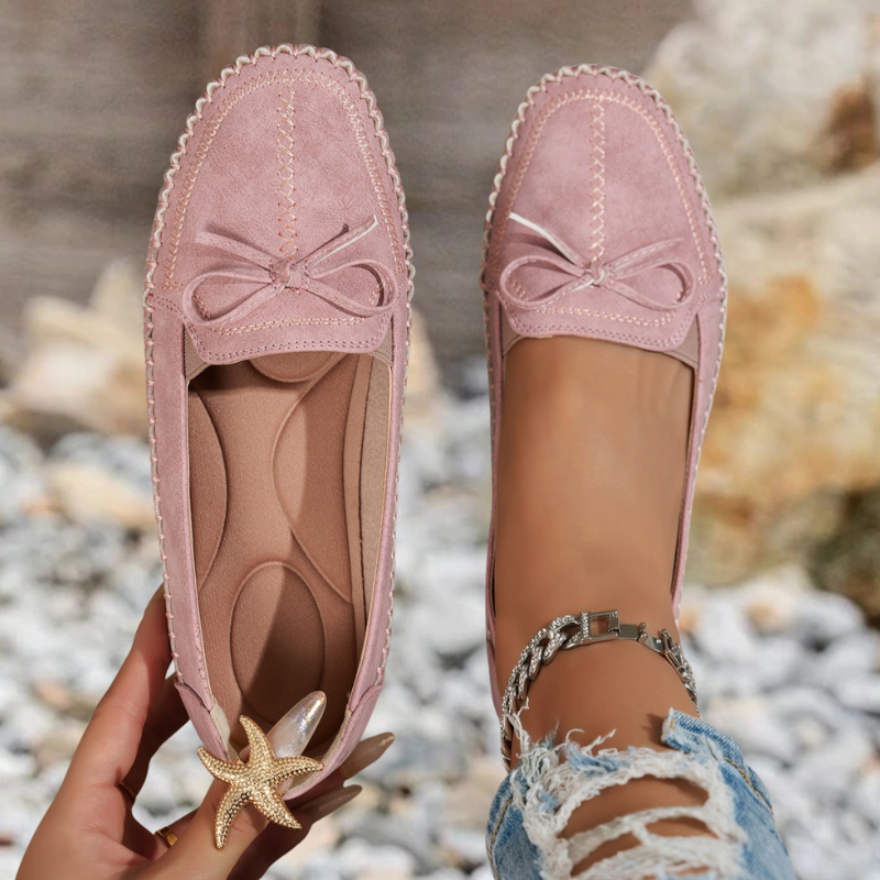 💥LAST DAY SALE 60% OFF🔥Women's Orthopedic Leather Flats – Lightweight, Breathable